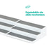 Expandable Spice & Herb Rack - White/Grey